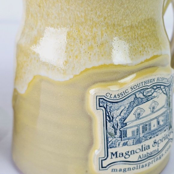 Magnolia Springs 2009 Deneen Pottery Handthrown Dripware 10 Oz. Mug Set (2) - Picture 9 of 9